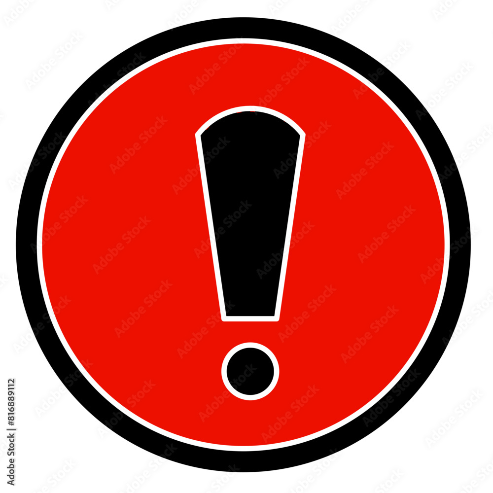 exclamation mark/ warning sign icon vector illustration exclamation mark/ warning sign icon vector illustration
