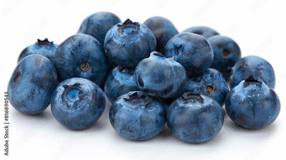 A bunch of blueberries are piled on top of each other A bunch of blueberries are piled on top of each other