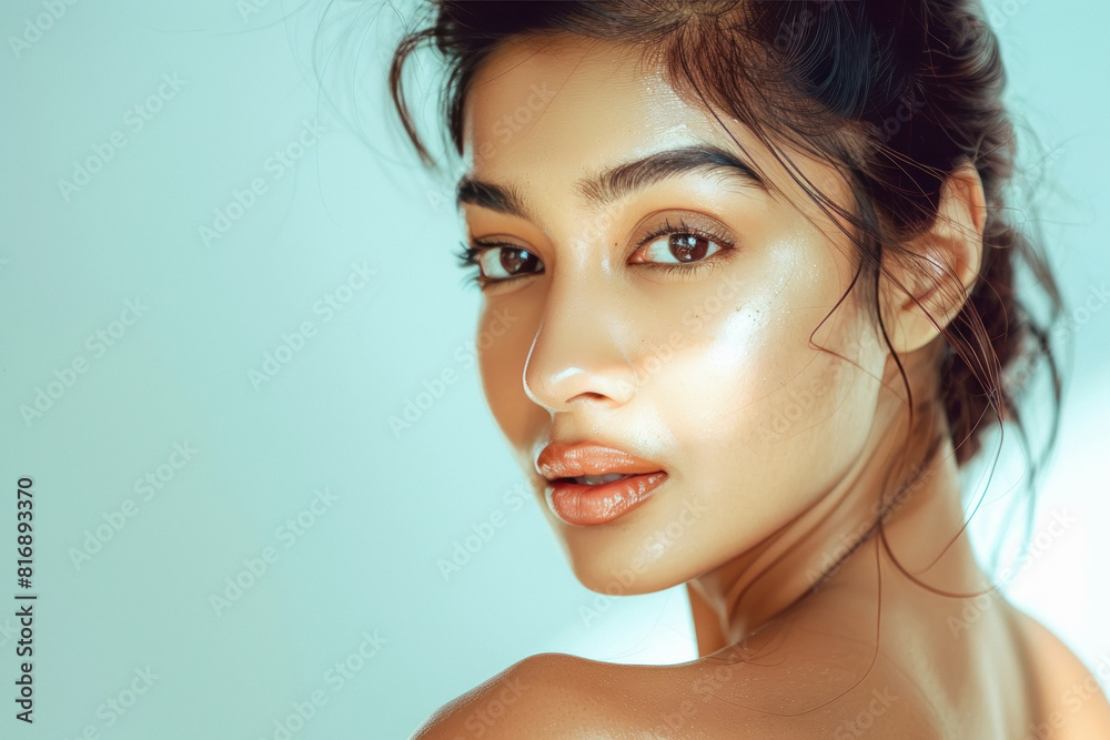 Fototapeta premium Young beautiful indian woman