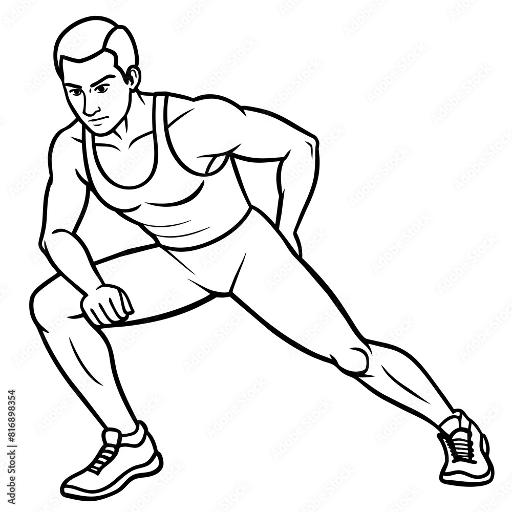 Fototapeta premium athlete running