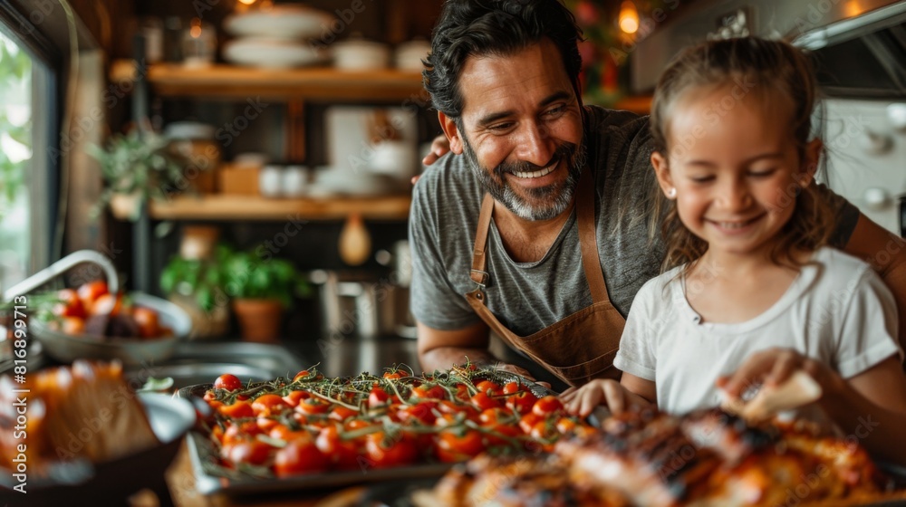 Fototapeta premium Happy holiday father day