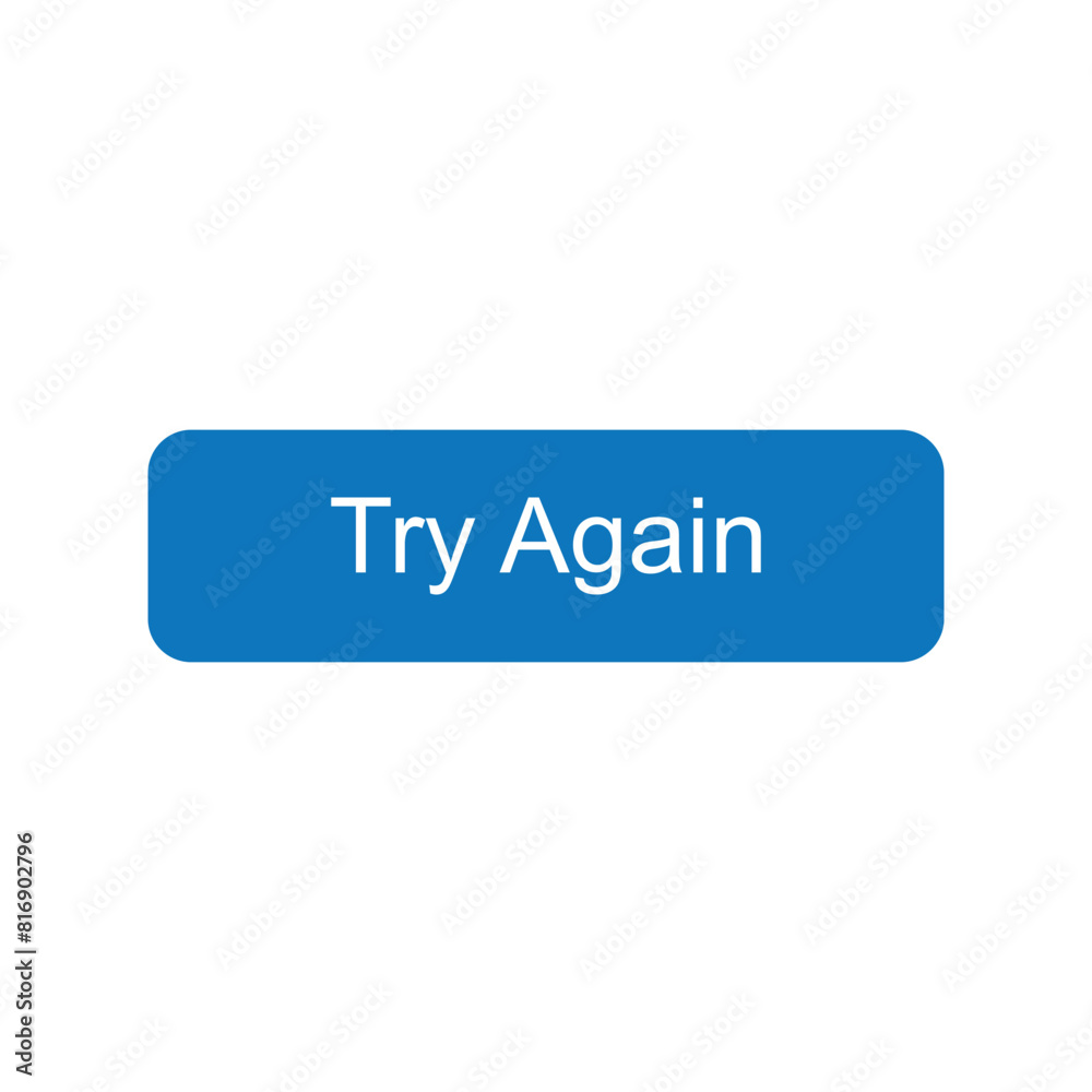 Try Again banner button design Try Again banner button design