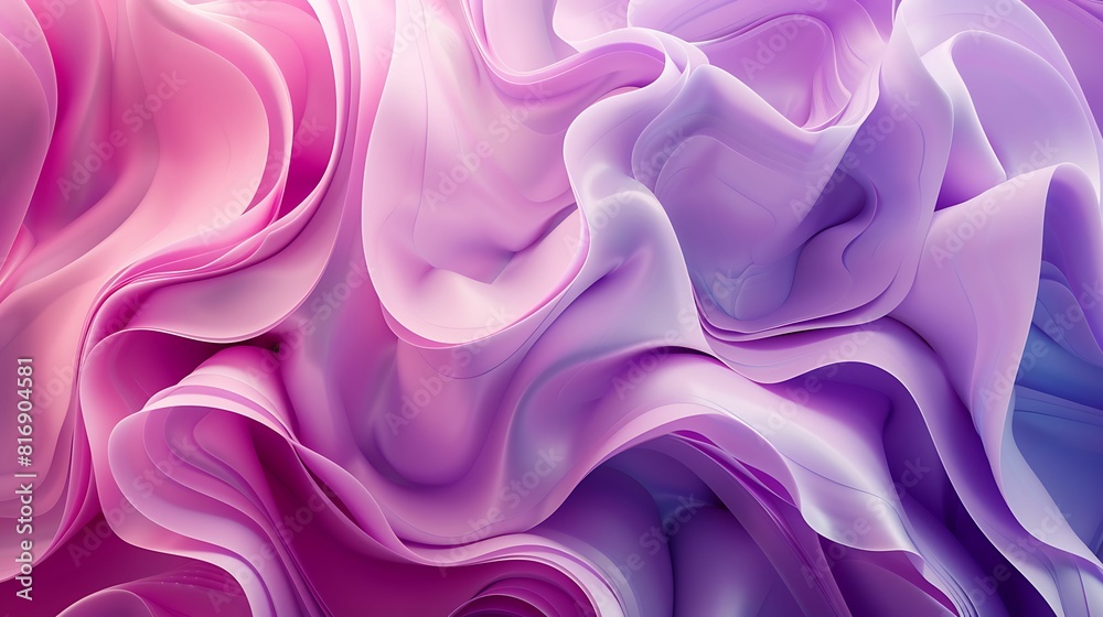 Obraz premium Elegant Purple Waves Abstract Background