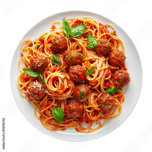 Plate of Spaghetti and Meat...