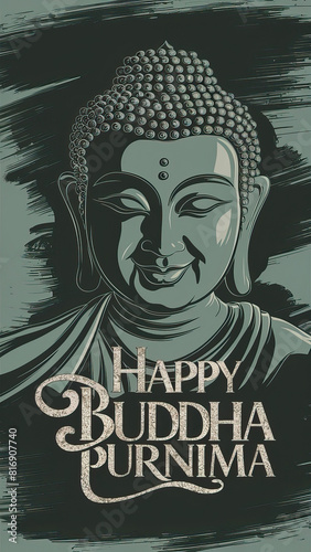 Buddha Purnima, Buddha Day, Buddha Purnima poster, Vesak day, Social Media Poster, Buddha Jayanti, Happy Vesak Day, illustration Buddha Purnima post, banner, post. poster, card. Buddha Purnima banner,