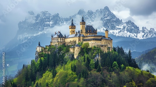 Hohenwerfen Castle, Austria photo