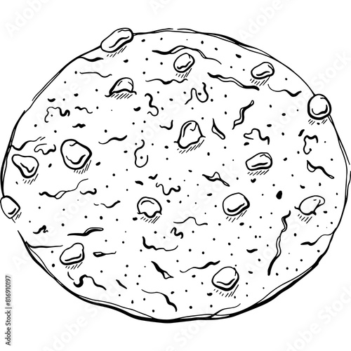 Drawing Baking food illustration. Hand-drawn food sketches for packaging, menu, recipe,advertising,branding, Food Blog 