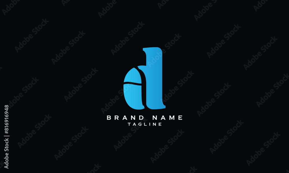 ID, DI, Abstract initial monogram letter alphabet logo design ID, DI, Abstract initial monogram letter alphabet logo design