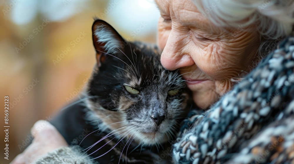 Elderly Individuals Finding Companionship and Joy in Rescue Animal Adoptions at a Senior Pet Adoption Event Elderly Individuals Finding Companionship and Joy in Rescue Animal Adoptions at a Senior Pet Adoption Event