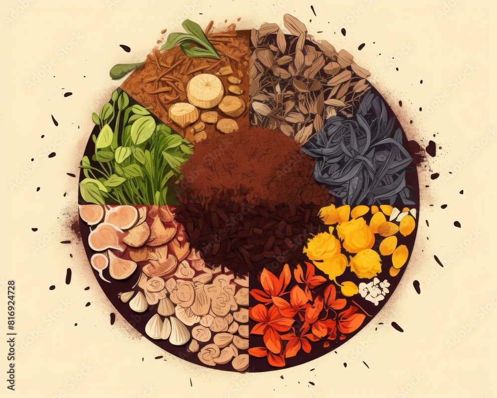 Sparse compost activator flat design top view accelerator addition ...