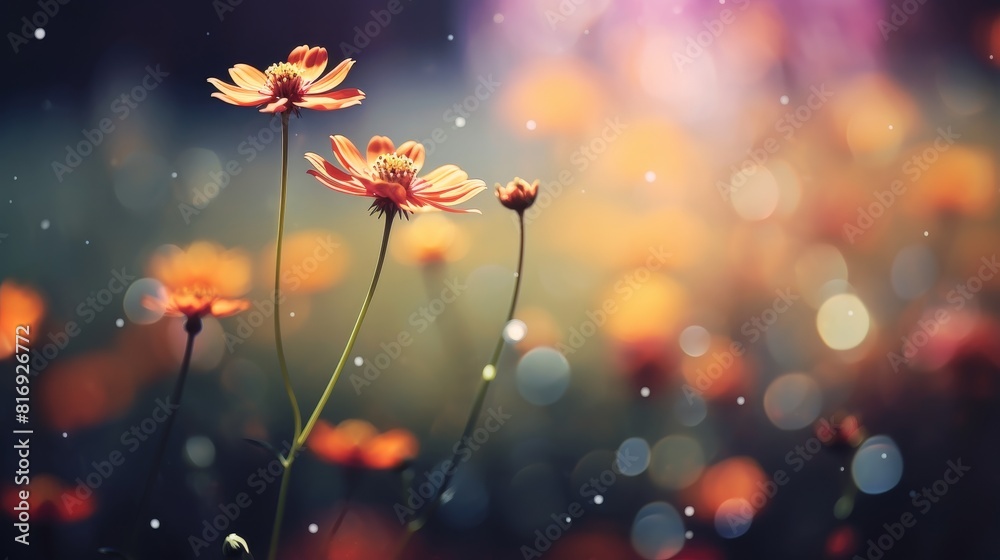 Stunning flower photography with a captivating bokeh background 