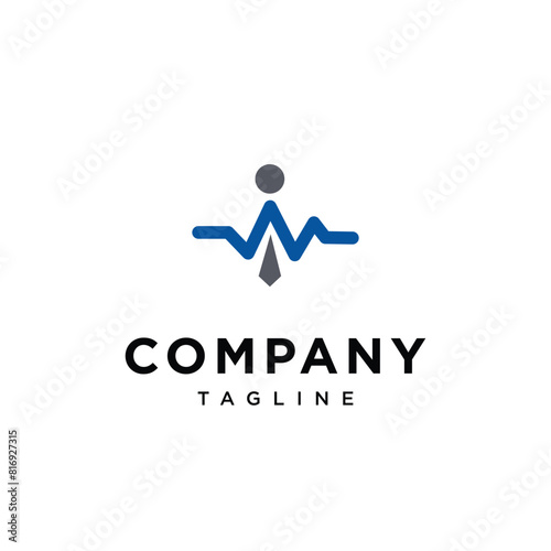 Staff medical logo icon vector template.eps