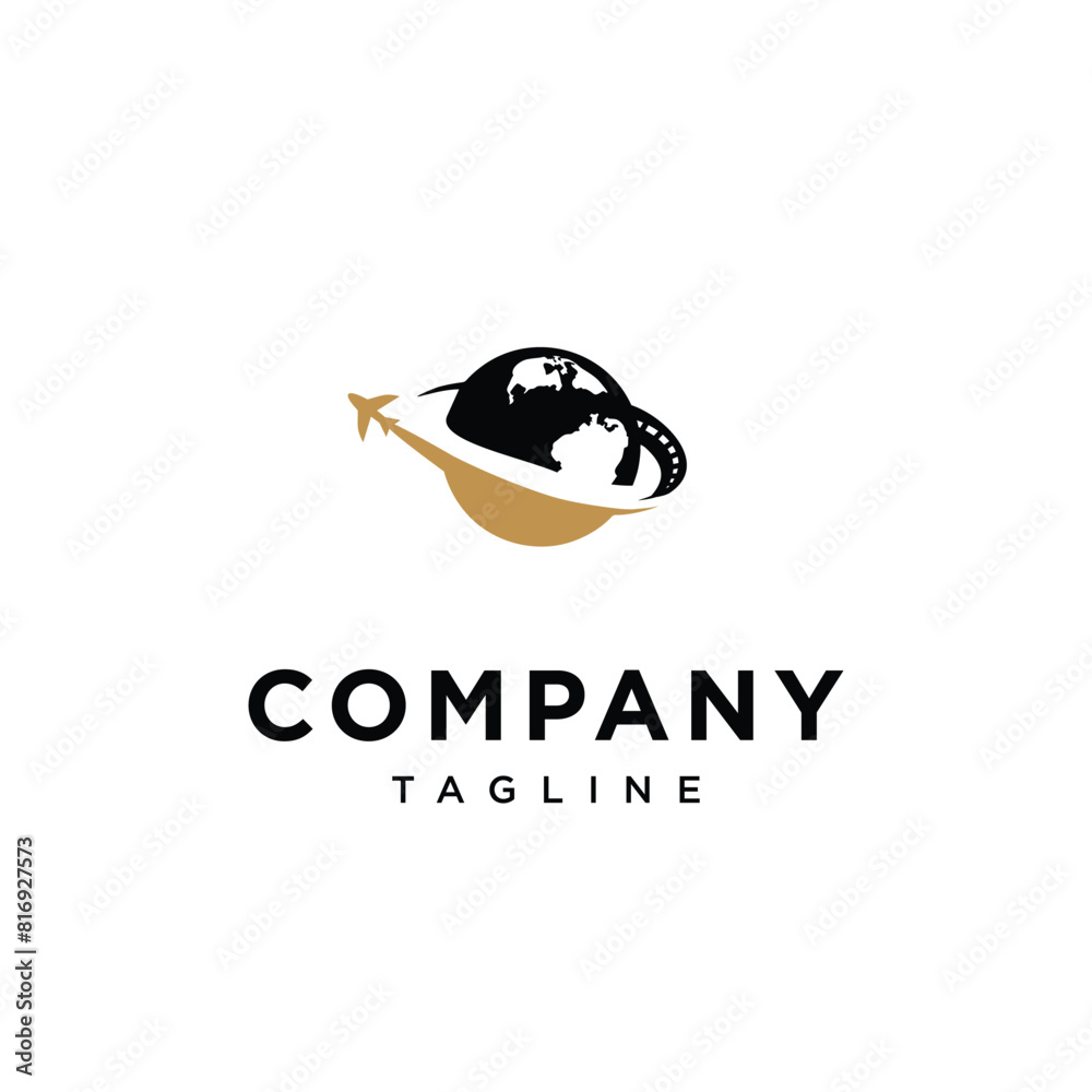 Obraz premium World film holiday logo icon vector template.eps