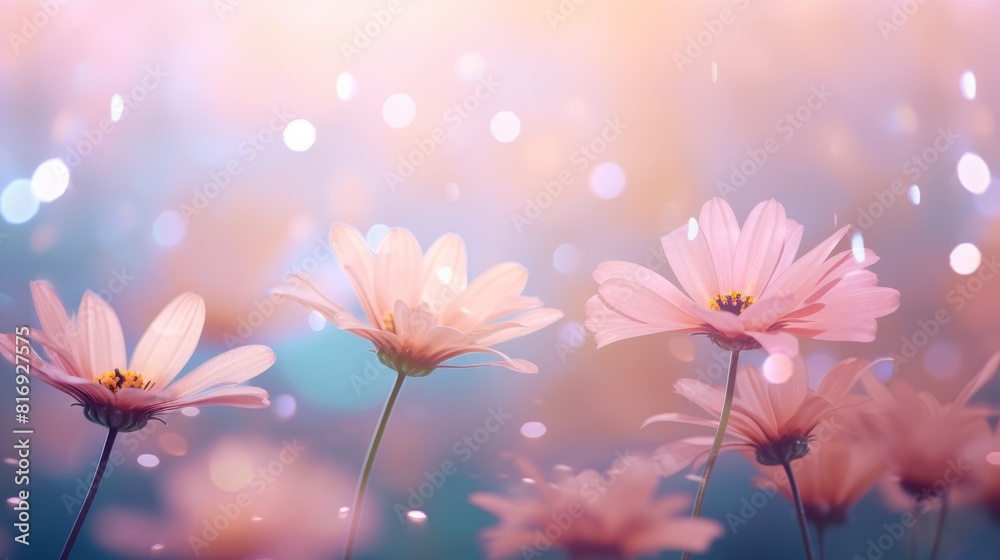 Stunning flower photography with a captivating bokeh background Stunning flower photography with a captivating bokeh background