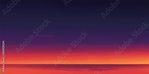 Bold gradient from fiery orange to dusky purple  evoking a sunset  suitable for vibrant advertising or energetic event promotions 