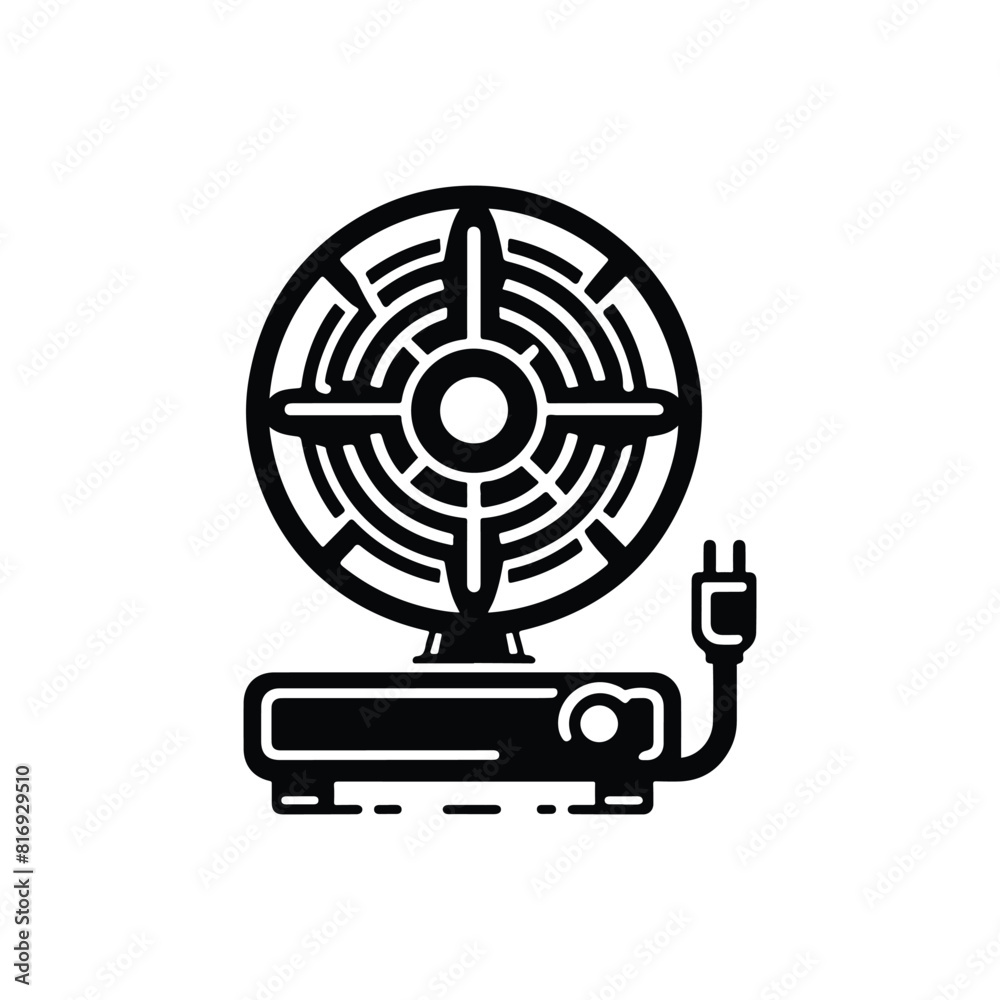 Propeller and Electric Fan icon and symbol, vector. Propeller and Electric Fan icon and symbol, vector.