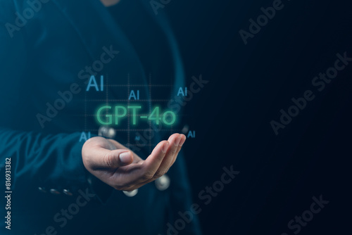 Discover the advanced AI processing power of GPT-4o in a virtual screenshot, demonstrating faster performance, cutting-edge technology, and the seamless combination of AI with human intelligence