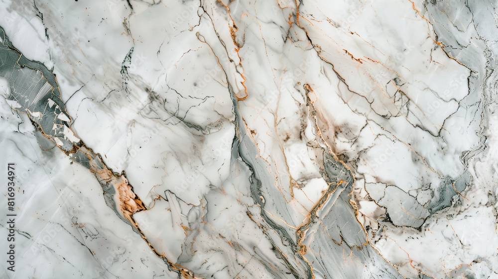 This image beautifully showcases the sophisticated and timeless look of white marble, enriched with intricate copper veins for an added touch of elegance and luxury. This image beautifully showcases the sophisticated and timeless look of white marble, enriched with intricate copper veins for an added touch of elegance and luxury.