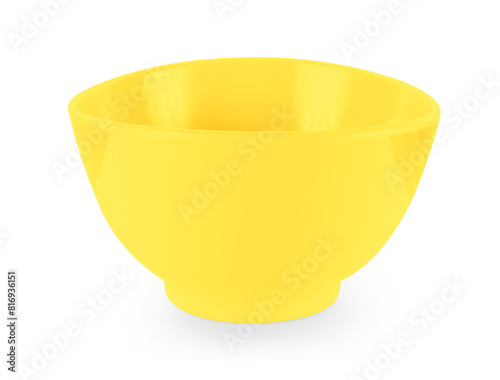 empty bowl isolated on white background.