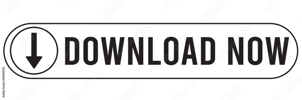 download button isolated on a white background download button isolated on a white background