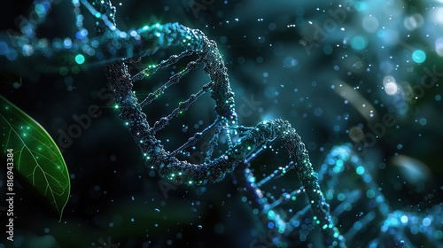 DNA Structure Abstract background