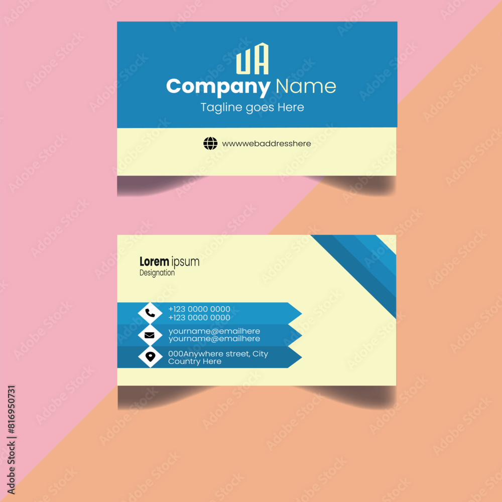 Professional and Minimalist Business Card Design
Professional and Minimalist Business Card Design