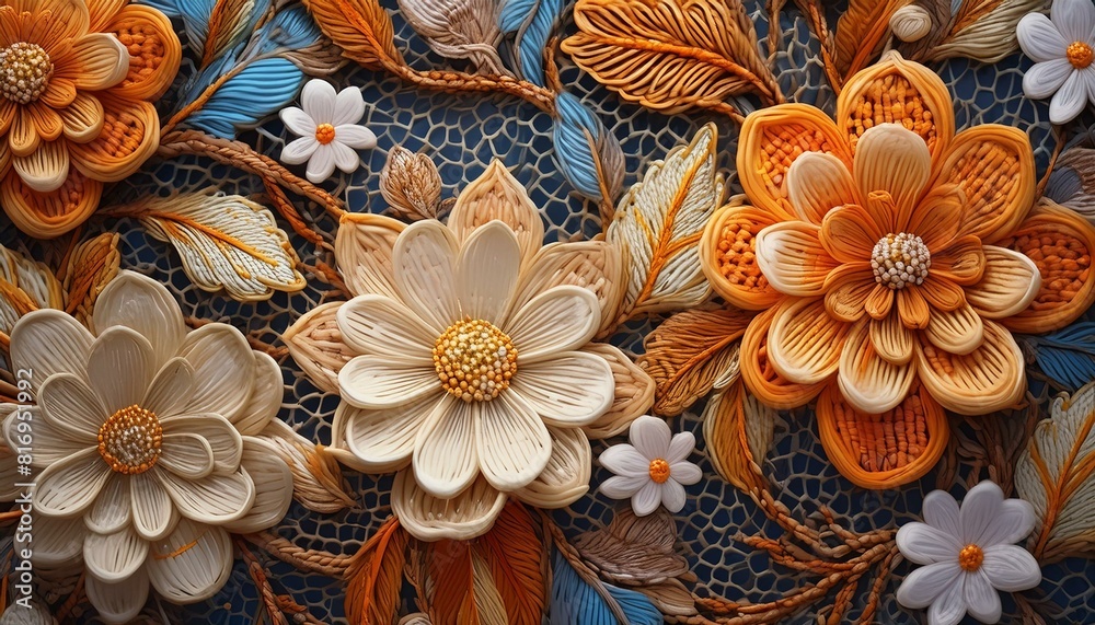Timeless Lace: Seamless Floral Decoration Timeless Lace: Seamless Floral Decoration