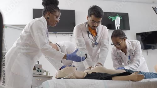 Healing hands: foreign medical students in action photo