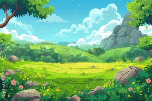 Fantastical landscapes for visual communications