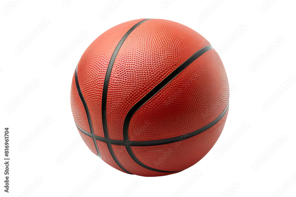 Ball for basketball close up, isolated cut on transparent background. Basketball dynamic team sport Ball for basketball close up, isolated cut on transparent background. Basketball dynamic team sport