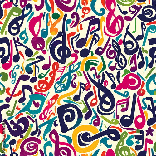 Abstract Classical music hand drawn doodle banner cartoon vector image