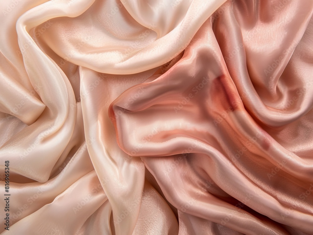 Obraz premium Smooth and soft skin top view Silky smooth skin texture Advanced tone Triadic Color Scheme