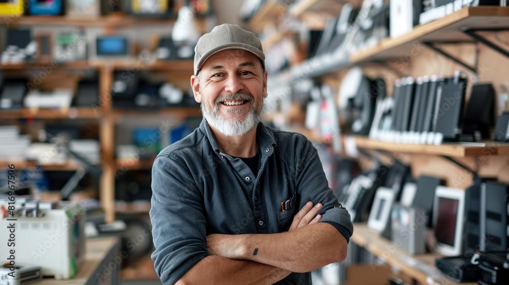 Portrait of a small business owner. 