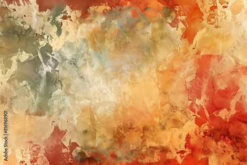 Textured art with grungy brush strokes reminiscent of an unknown artist's style. This abstract wall surface boasts colorful drips, flows, and streaks, adding a vibrant touch to any project! 🎨✨