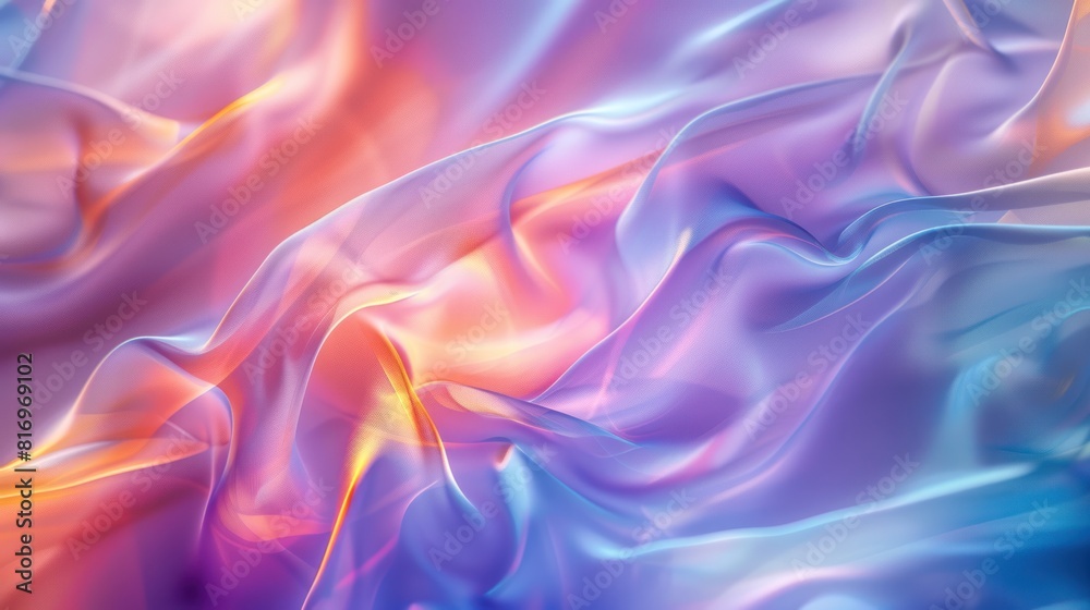 Obraz premium colorful abstract light pattern, with soft gradients and blurred edges.