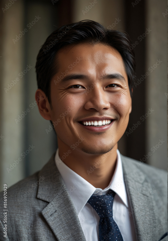 portrait of a smiling business person portrait of a smiling business person