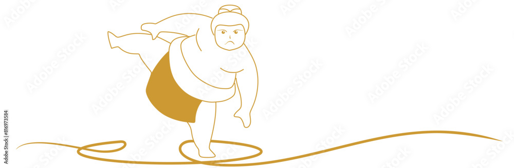 line art sumo line art sumo