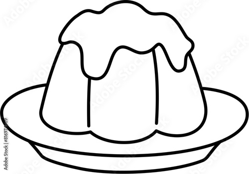 pudding doodle lineart 