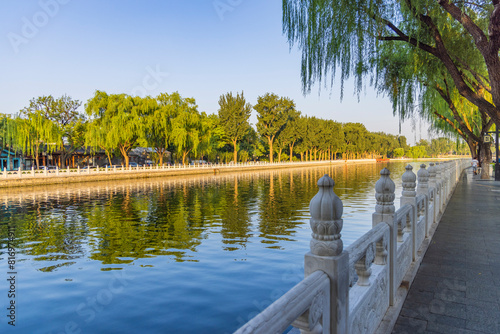 Summer landscape of Shichahai Park in Beijing photo