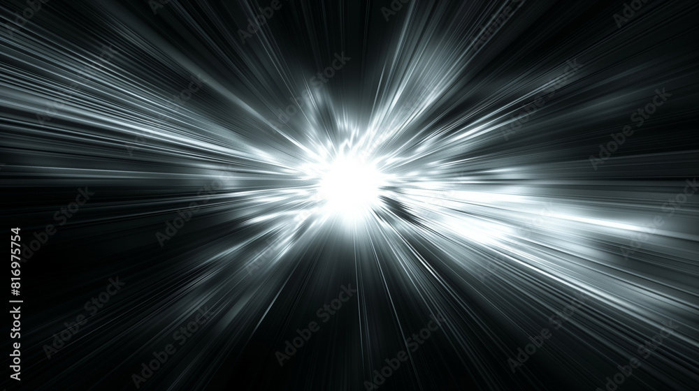 Dynamic Speed Zoom Effect with White Light Dynamic Speed Zoom Effect with White Light