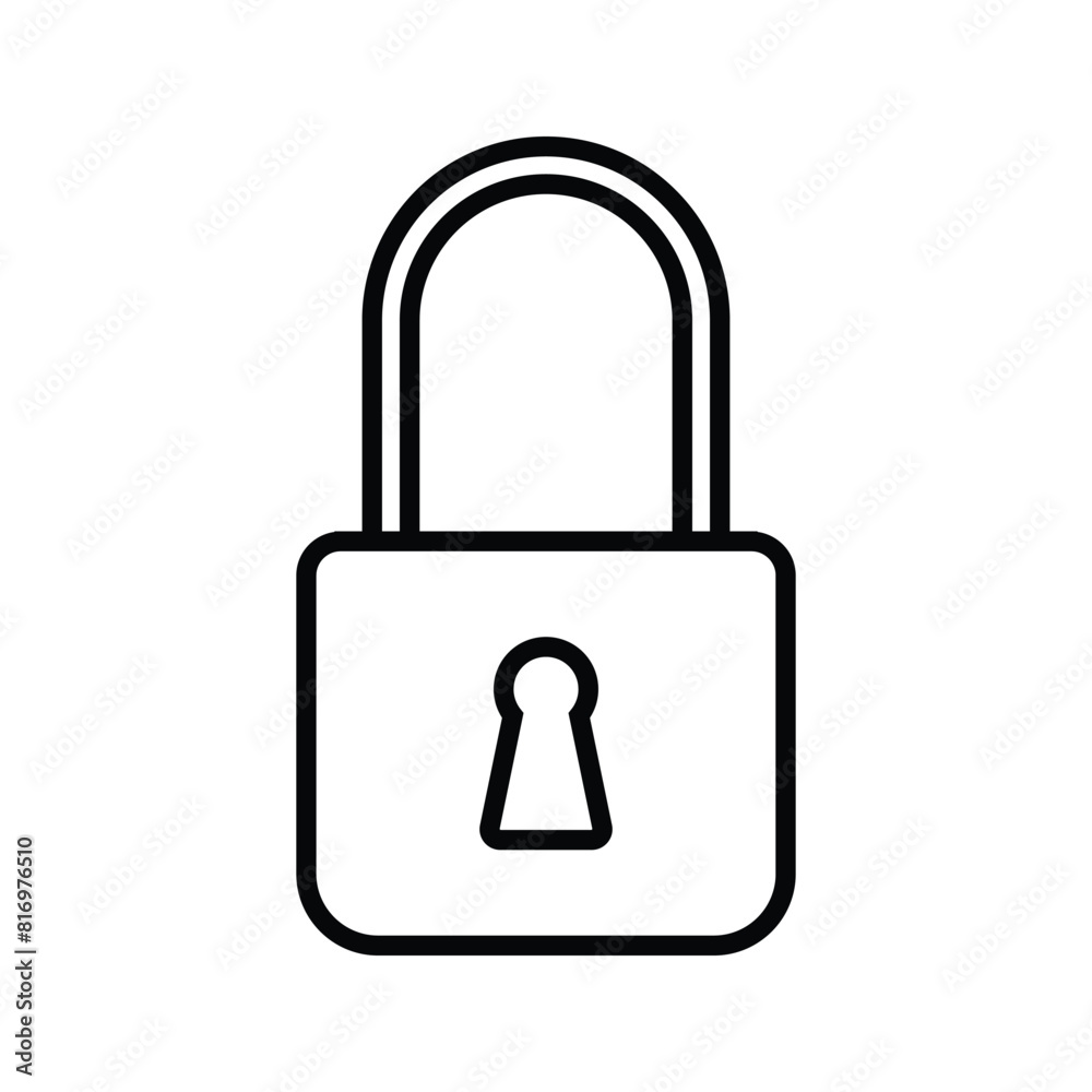 Padlock Icon In Trendy Design Vector Eps 10 Padlock Icon In Trendy Design Vector Eps 10
