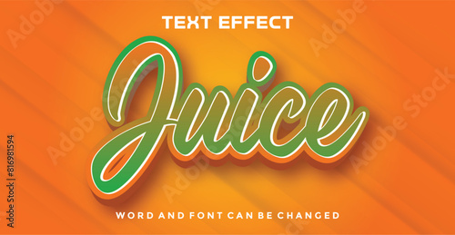 Juice editable text effect