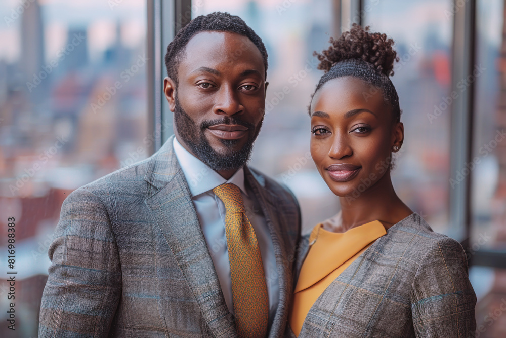 Afro business people entrepreneurs startup business owners in office Afro business people entrepreneurs startup business owners in office