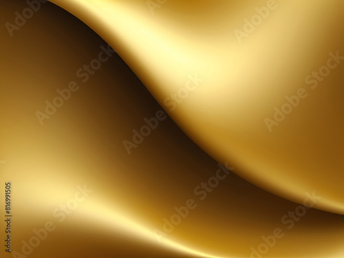 Abstract gold gradient background looks modern blurry textured gold wall. ai