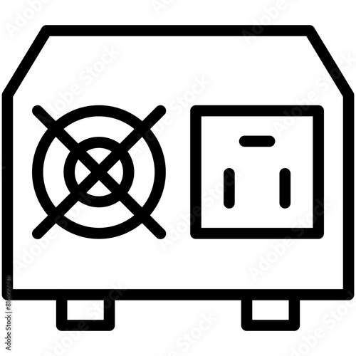 inverter line icon