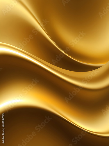 Abstract gold gradient background looks modern blurry textured gold wall. ai