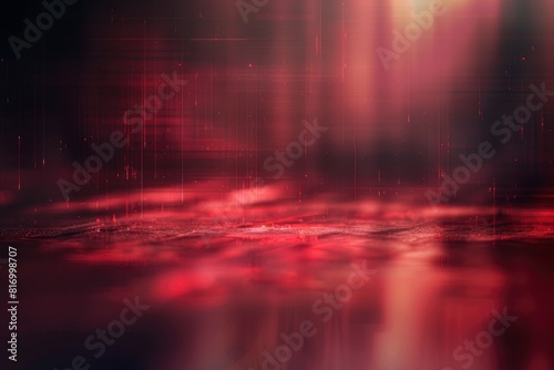 Dark, blurry, simple background, red abstract background gradient blur, Studio light - Generative Ai