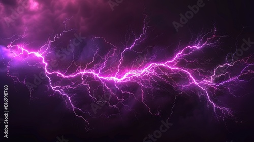 Lightning in the night sky © Terablete