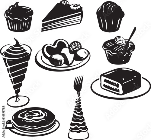 set of icons
