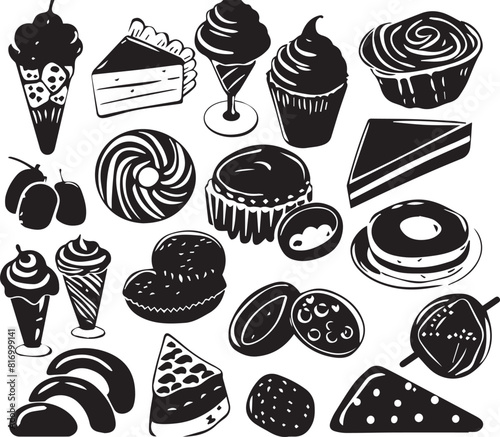 set of cakes